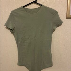 Abercrombie & Fitch Sage Green Tee Bodysuit